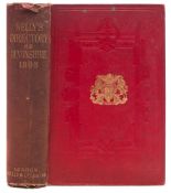 KELLY'S Directory of Devonshire : org. red cloth, lacking map, 4to, 1893.