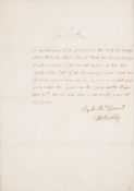 CHARLES 11 ( NICHOLAS, Edward):. Document signed by Charles 11. ...
