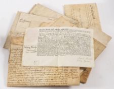 DOCUMENTS : a collection of mainly legal documents on vellum relating to lands in Middlesex,