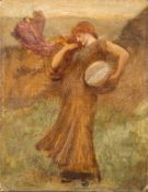 George John Pinwell [1842-1875]- The Sower, a study:,