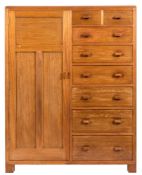 Betty Joel (1894-1985) a Token mahogany wardrobe:,