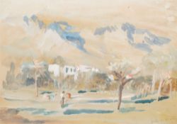 Hercules Brabazon Brabazon [1821-1906]- A Summer landscape:- signed H B Brabazon bottom