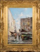 Oscar Ricciardi [1864-1935]- The Old Market Place,
