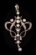 An Art Nouveau gold,
