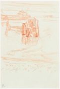 * Peter Godfrey Coker [1926-2004]- Study of boats and tractors,