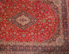 A Kashan carpet:,