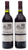Two bottles of Ch. Savariaud 2009:.