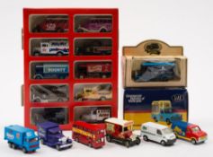 'The Chocolate Collection' of vintage delivery vehicles by Cameo:, in original box,
