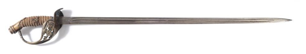 An 1885 pattern Imperial German/Prussian Officer's dress sword:,