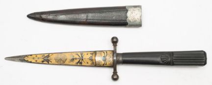 An early 19th century ceremonial Masonic dagger:,