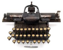 A late 19th /early 20th century 'The Home Blickensderfer' typewriter:,