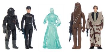 A collection of fifteen loose Star Wars 3 3/4 inch figures:, including Tie-Fighter Pilot,
