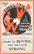 A FA Final Tie programme, Portsmouth v Manchester City, April 28th, 1934:.