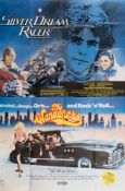 Three British quad film posters:, 'Silver Dream Racer', 'The Wanderers' and 'Saturn 3'.