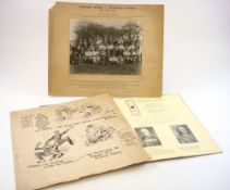 Guernsey Island v Tottenham Hotspur May 12th 1932 official programme and team photograph:,