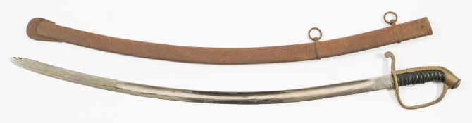 A German Light Cavalry sword by E & F Horster , Soligen:, numbered 1341,
