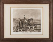 After R J Munnings (1878-1959) 'Thomas Robins Bolthio on 'Barum.