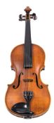 An early 20th century violin labelled Stephen M Dodd:,