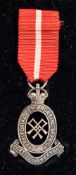 A Silver Territorial Army Nursing Service medal, London 1914:, cased.