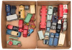 A collection of various Dinky and Corgi vehicles:, including a Commer recovery vehicle,