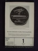 A Third Reich period German Railway Calendar-1936: each tear-off sheet with monochrome photograph