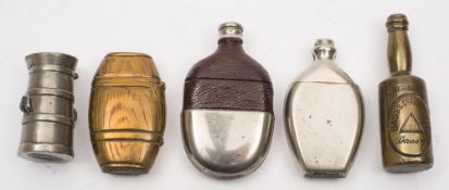 An early 20th century brass vesta in the form of a bottle of Bass Pale Ale:,