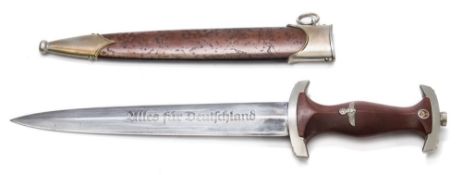 A Third Reich period SA dagger by E P & S:,