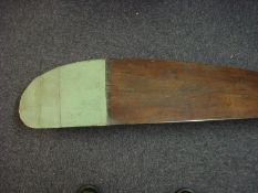 A WWI period twin blade propeller for a 130HP Samson engined Voisin two seat bomber by W D Oddy &