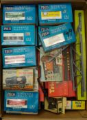 A collection of Peco kits together with various other Hornby, Tri-ang and other rolling stock etc:.