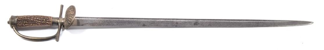 A late Georgian hunting hanger by Drury:,