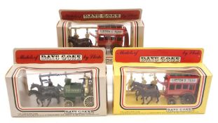 A Lledo Days Gone series 'Guilford Fire Brigade' horse drawn fire engine with boiler variant:,