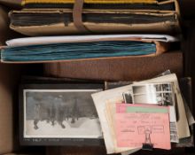 A collection of assorted photograph albums mostly from the 1930's40's and 50s including military
