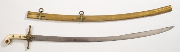A William IV ivory handled mameluke by Andrews of London presented to Lord Charles Innes-Kerr:,