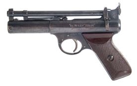 A pre-war Webley 'Senior' ,177 calibre air pistol:, number S14747,