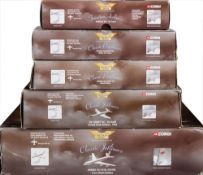 Corgi, The Aviation Archive, five 1/144 scale diecast passenger aircraft: Douglas DC3,