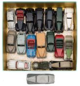 A collection of various Dinky and Corgi vehicles:,