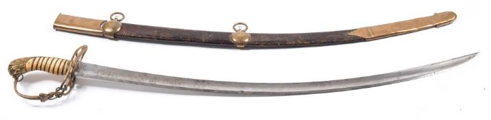 A British 1803 pattern Light Infantry Officer's sword by J J Runkel, Solingen:,