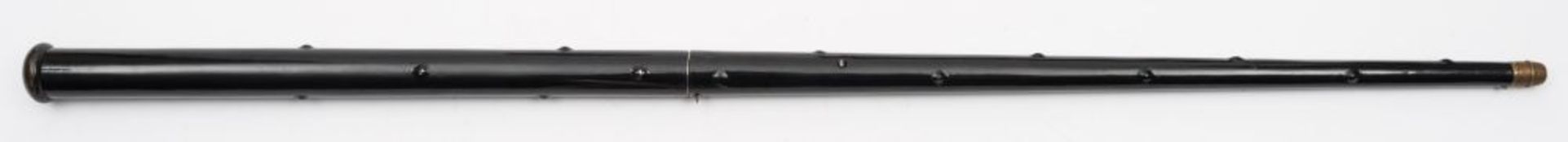 A 19th century Air Cane gun by James Townsend, Birmingham:, stamped 'JT' to the lock mechanism,