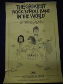 A collection of various concert/record posters including 'The Who', 'The Troggs':,