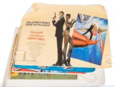 A British quad film poster for James Bond 'A View to A Kill':,