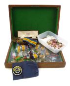 A family collection of WWI & WWII medals:,
