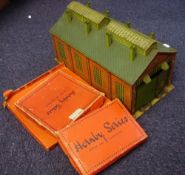 A Hornby No 2 Engine shed:, unboxed,