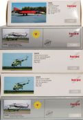 Herpa, five 1/200 scale diecast aircraft: includes, Luftwaffe F-4F Phantom II,