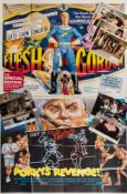Three British quad film posters and part sets of lobby cards:, 'Flesh Gordon',