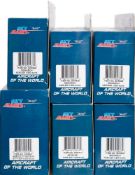Sky Marks, six 1/200 scale assorted commercial airlines:, includes five A330-200, and a B777-300,