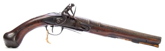 An 18th Century flintlock pistol:,