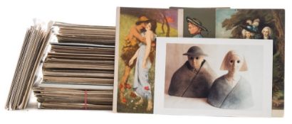 A collection of art and comic postcards:, early 20th century and later.