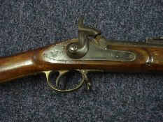 A Victorian percussion cap sporting gun:, unsigned,