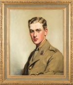 John St Helier Lander (20th Century)- Portrait of 2nd Lt D.