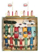 A collection of sixteen Dinky and Corgi racing cars:, including a Cunningham C-5R (133),